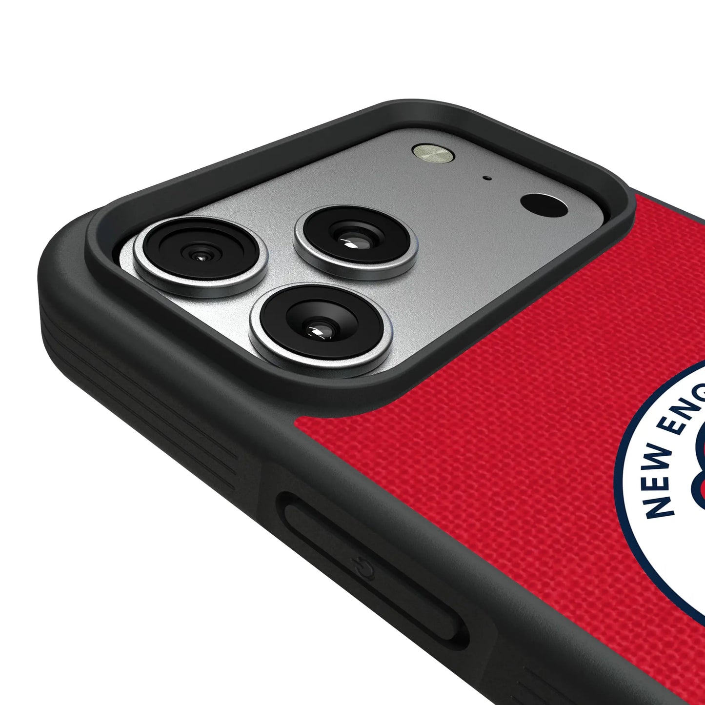 New England Revolution Diagonal Stripe Bump Phone Case for Apple iPhone