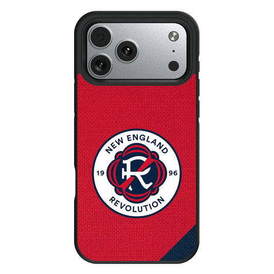 New England Revolution Diagonal Stripe Bump Phone Case for Apple iPhone