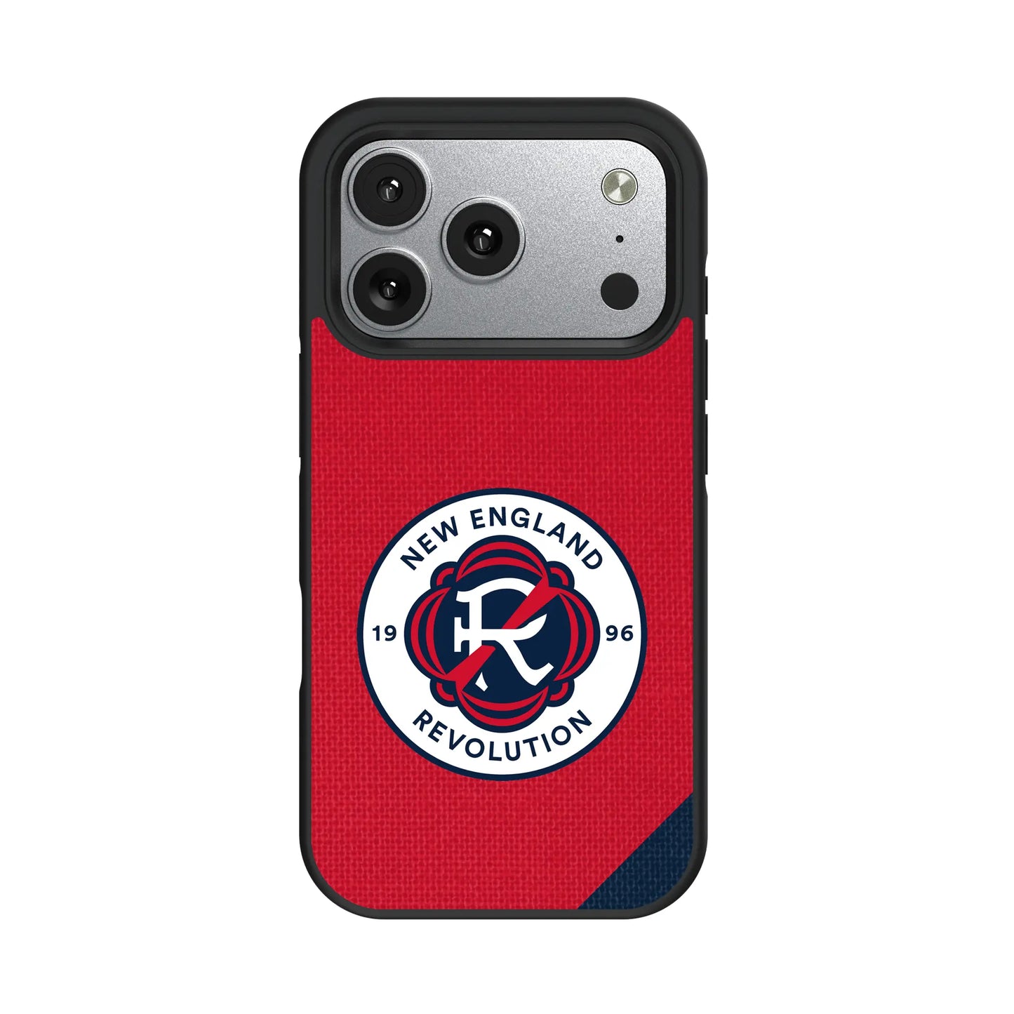 New England Revolution Diagonal Stripe Bump Phone Case for Apple iPhone