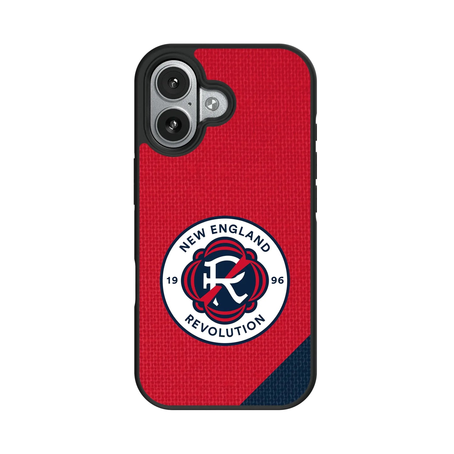 New England Revolution Diagonal Stripe Bump Phone Case for Apple iPhone
