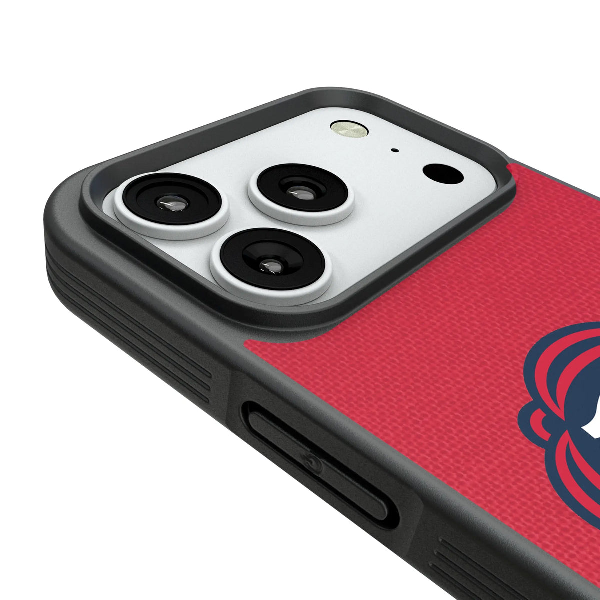 New England Revolution Diagonal Stripe Bump Phone Case for Apple iPhone