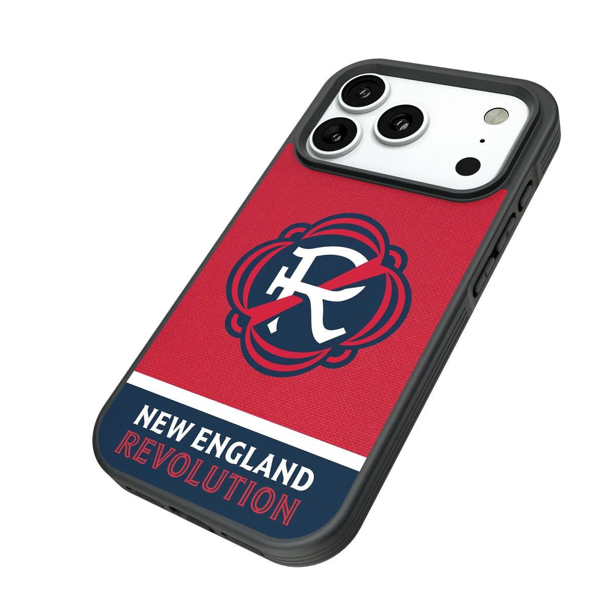 New England Revolution Endzone Solid Bump Phone Case for Apple iPhone