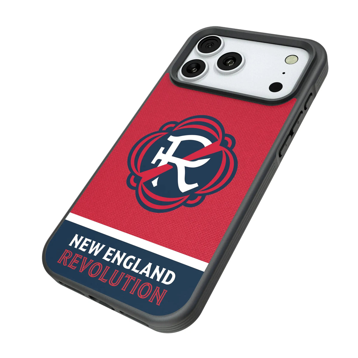 New England Revolution Endzone Solid Bump Phone Case for Apple iPhone