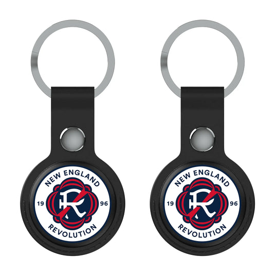 New England Revolution Insignia Black Airtag Holder 2-Pack