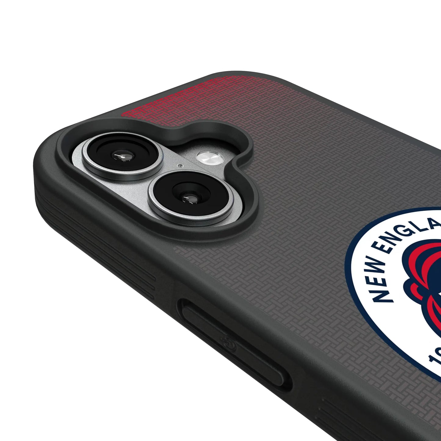 New England Revolution Linen Bump Phone Case for Apple iPhone