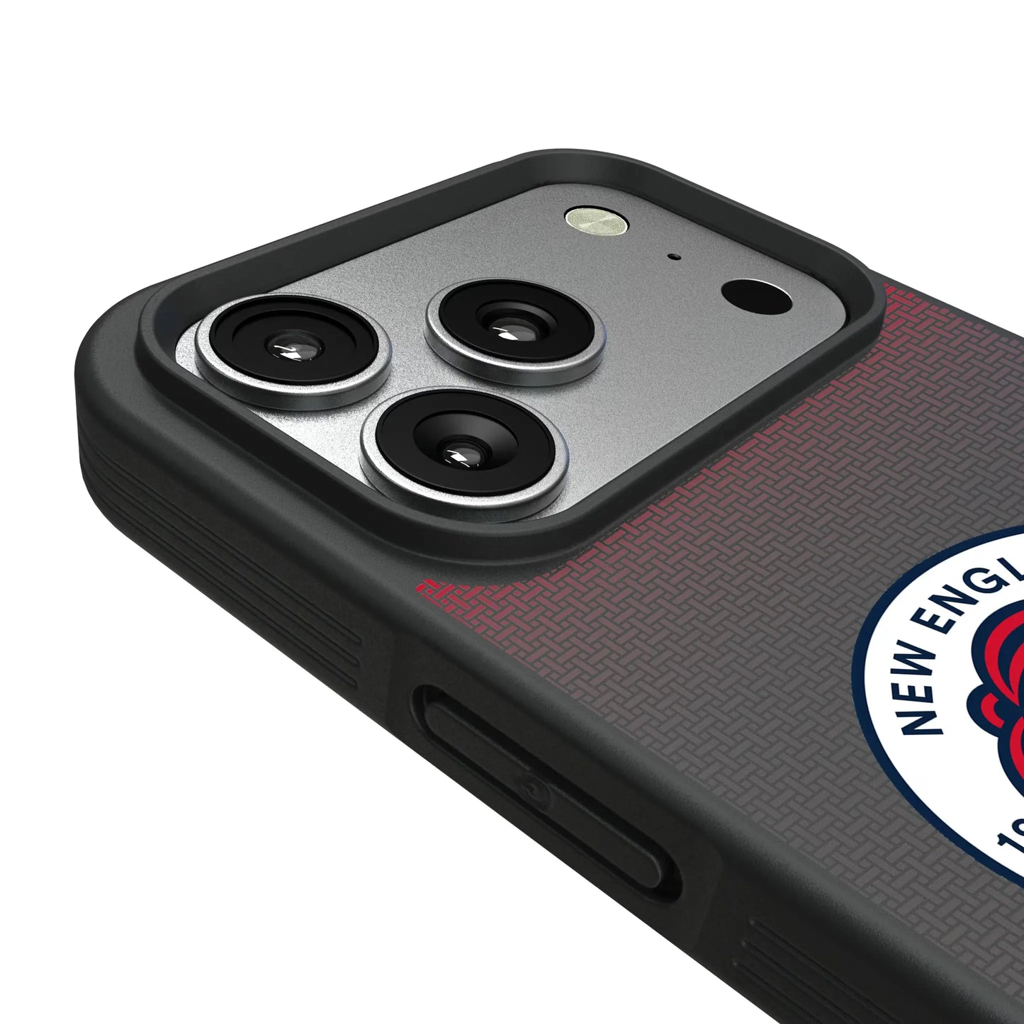 New England Revolution Linen Bump Phone Case for Apple iPhone