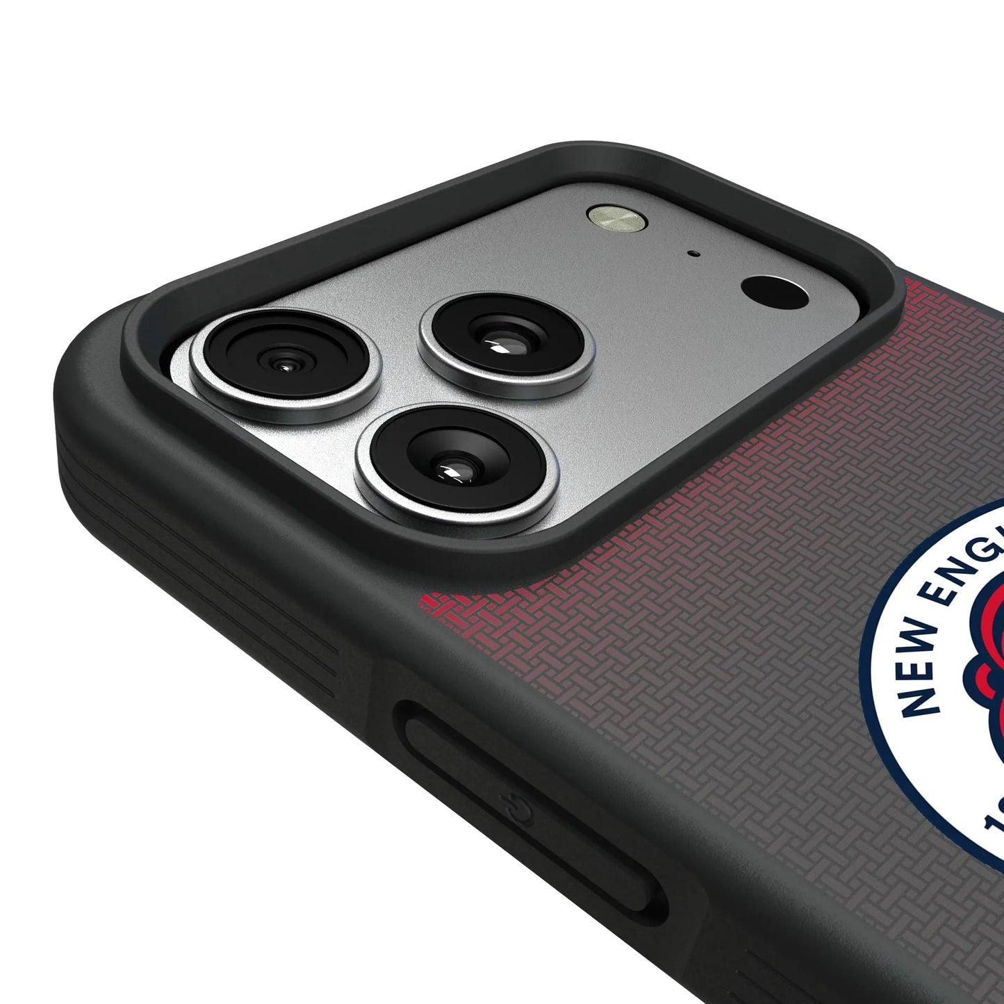 New England Revolution Linen Bump Phone Case for Apple iPhone