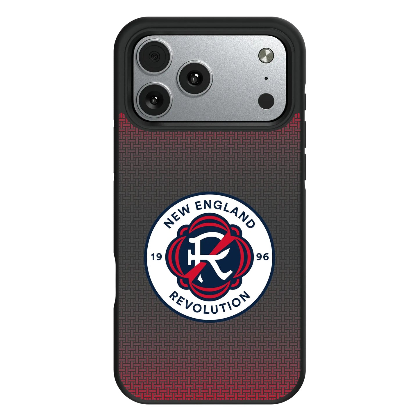 New England Revolution Linen Bump Phone Case for Apple iPhone