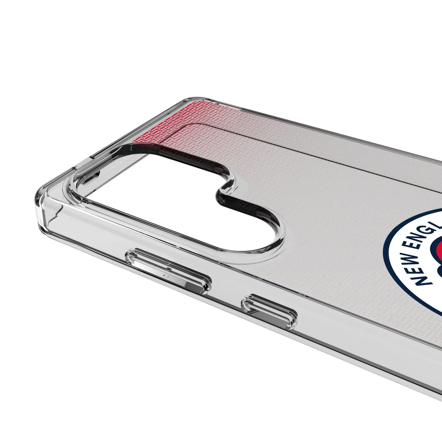 New England Revolution Linen Clear Phone Case for Samsung Galaxy