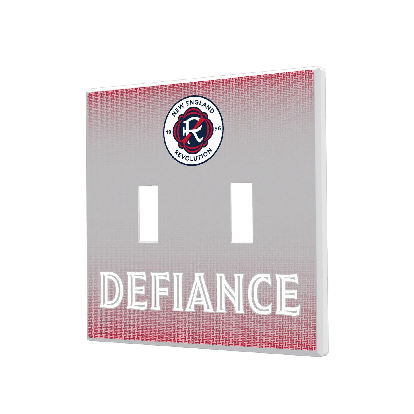 New England Revolution Linen Hidden-Screw Light Switch Plate