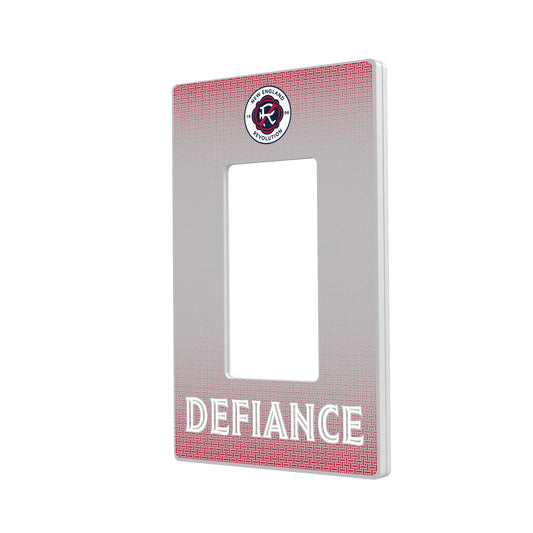 New England Revolution Linen Hidden-Screw Light Switch Plate