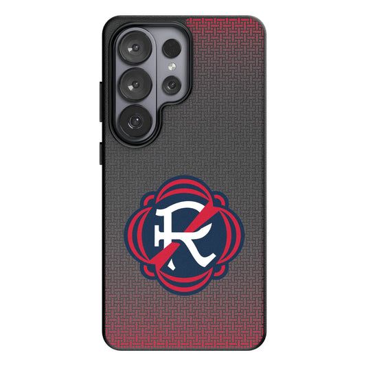 New England Revolution Linen MagSafe Compatible Phone Case for Samsung Galaxy