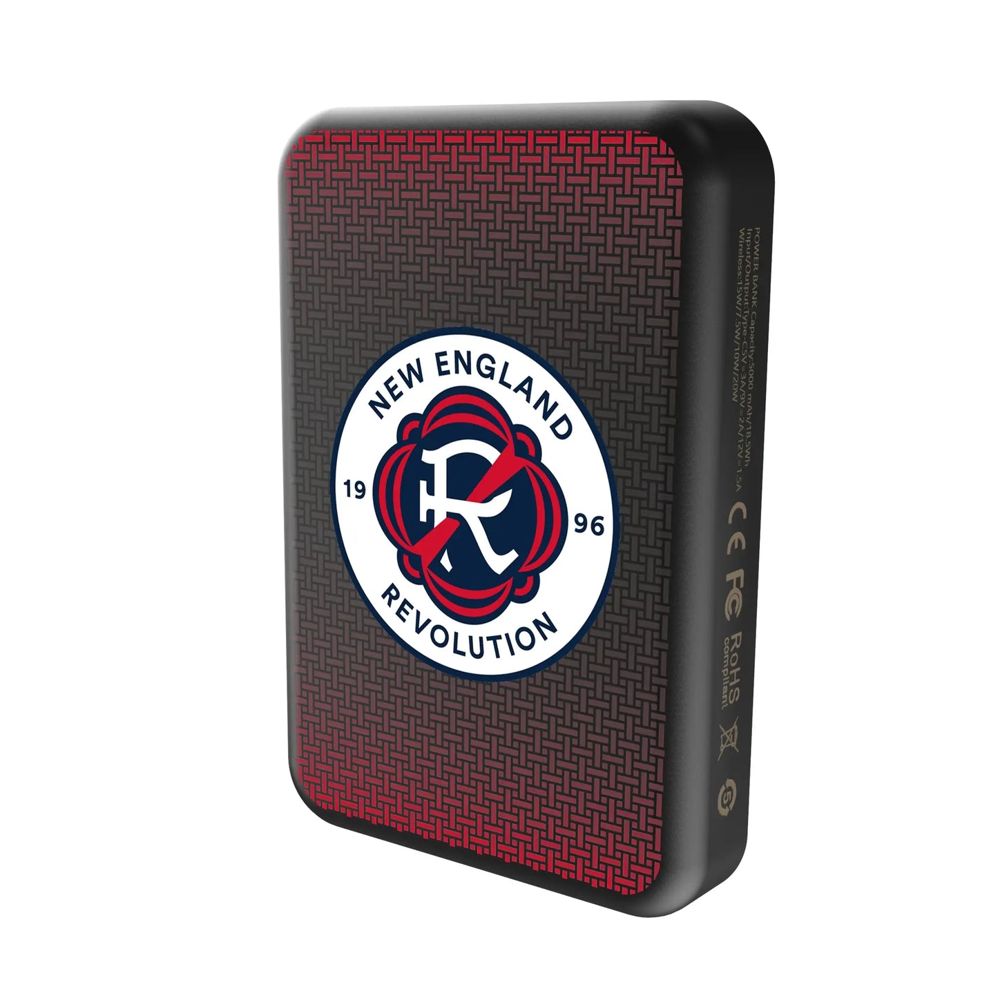 New England Revolution Linen Wireless Mag Power Bank