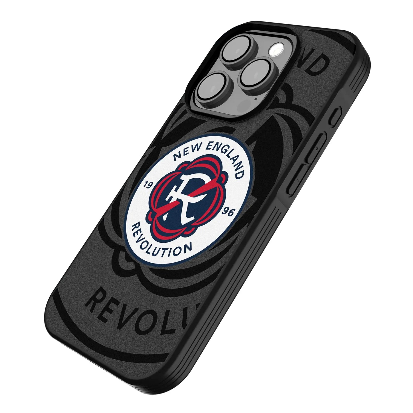 New England Revolution Monocolor Tilt Bump Phone Case for Apple iPhone