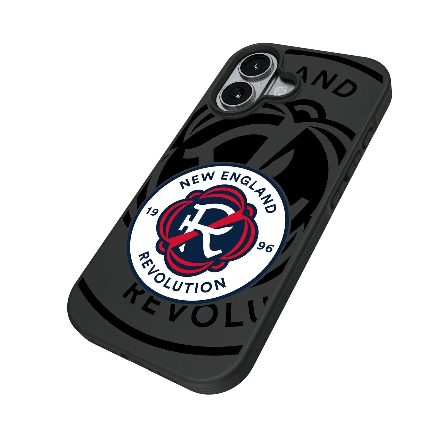 New England Revolution Monocolor Tilt Bump Phone Case for Apple iPhone
