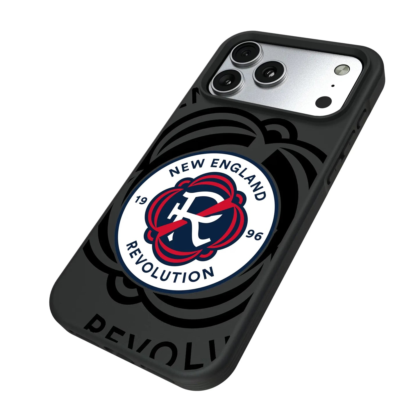 New England Revolution Monocolor Tilt Bump Phone Case for Apple iPhone