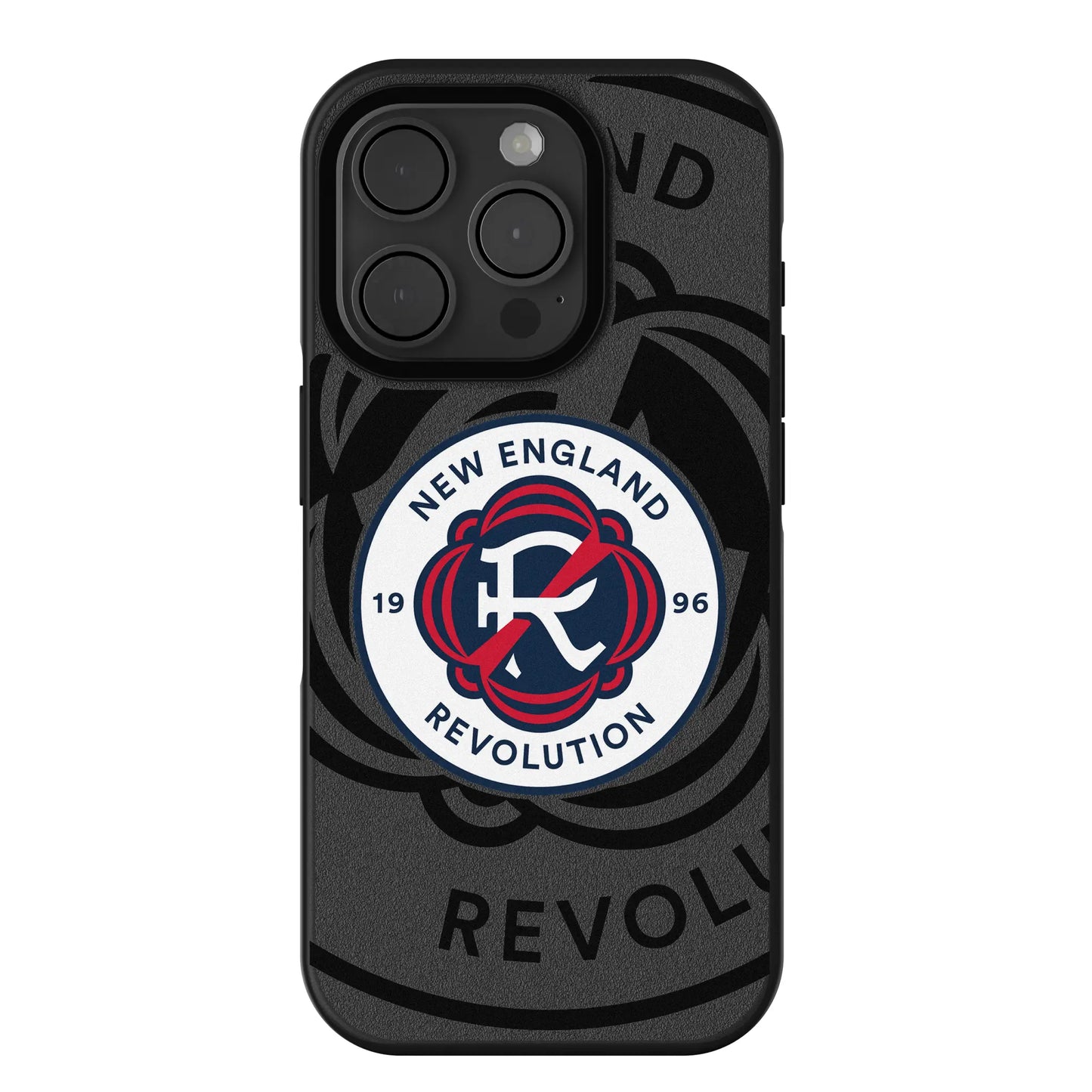New England Revolution Monocolor Tilt Bump Phone Case for Apple iPhone