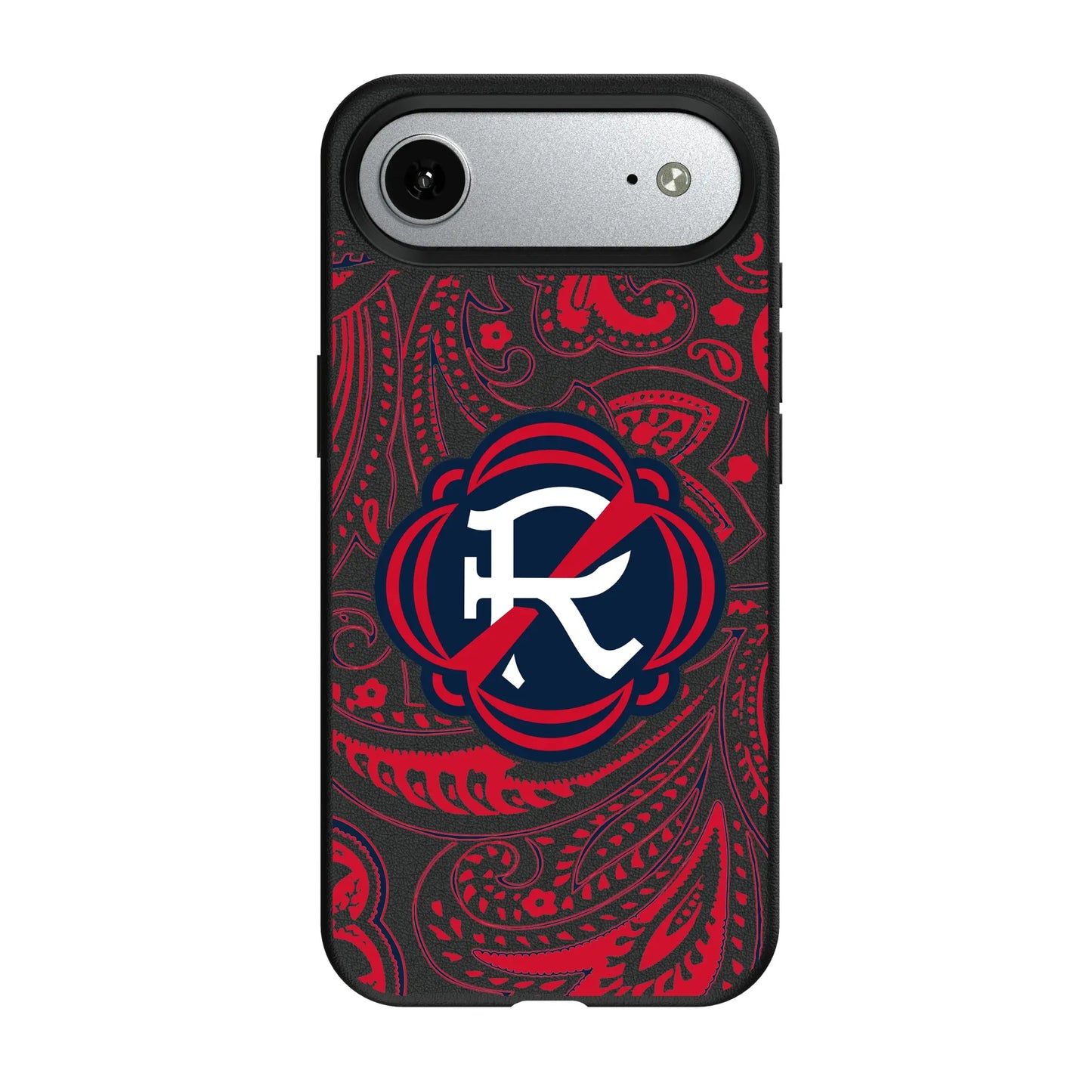 New England Revolution Paisley MagSafe Compatible Phone Case for Apple iPhone