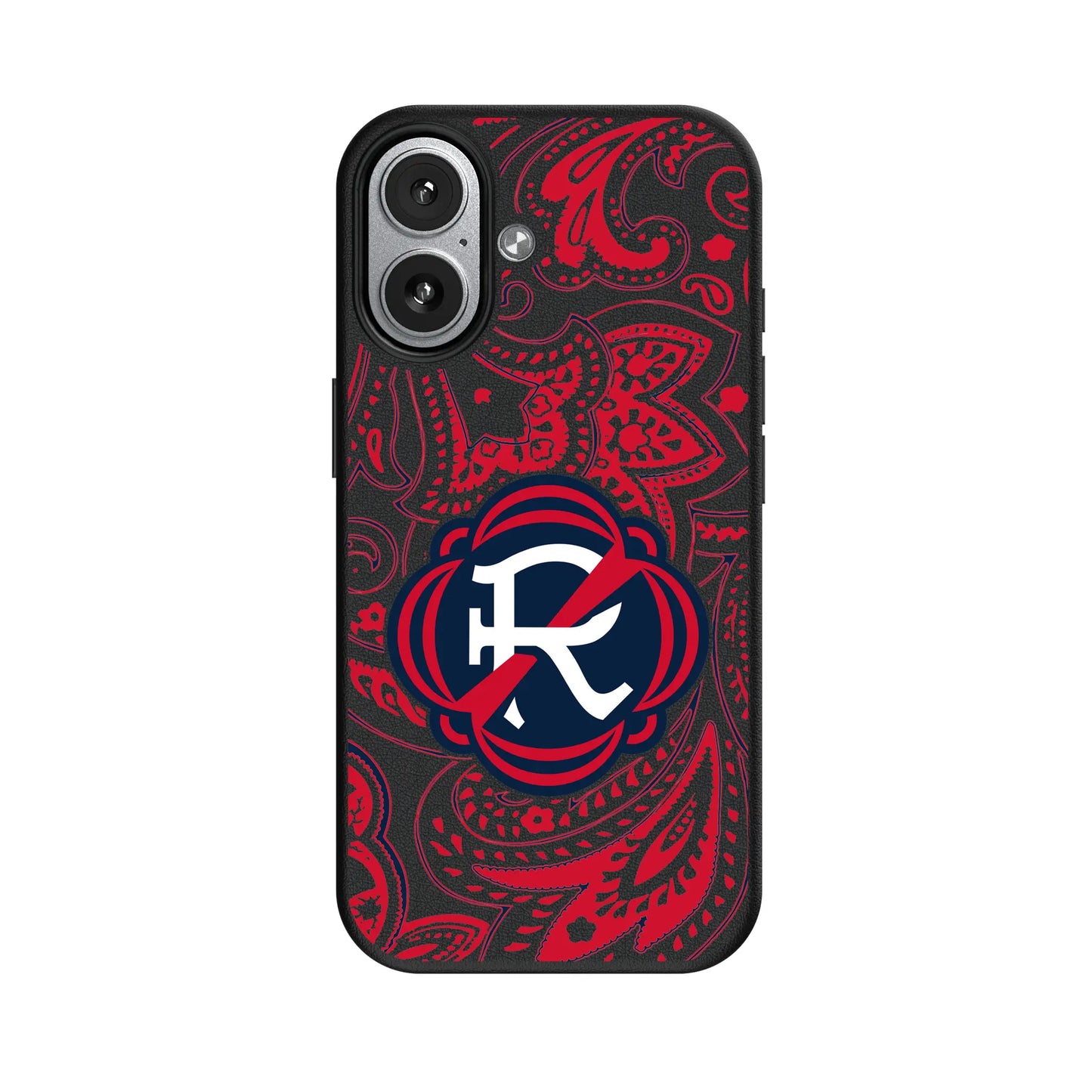 New England Revolution Paisley MagSafe Compatible Phone Case for Apple iPhone