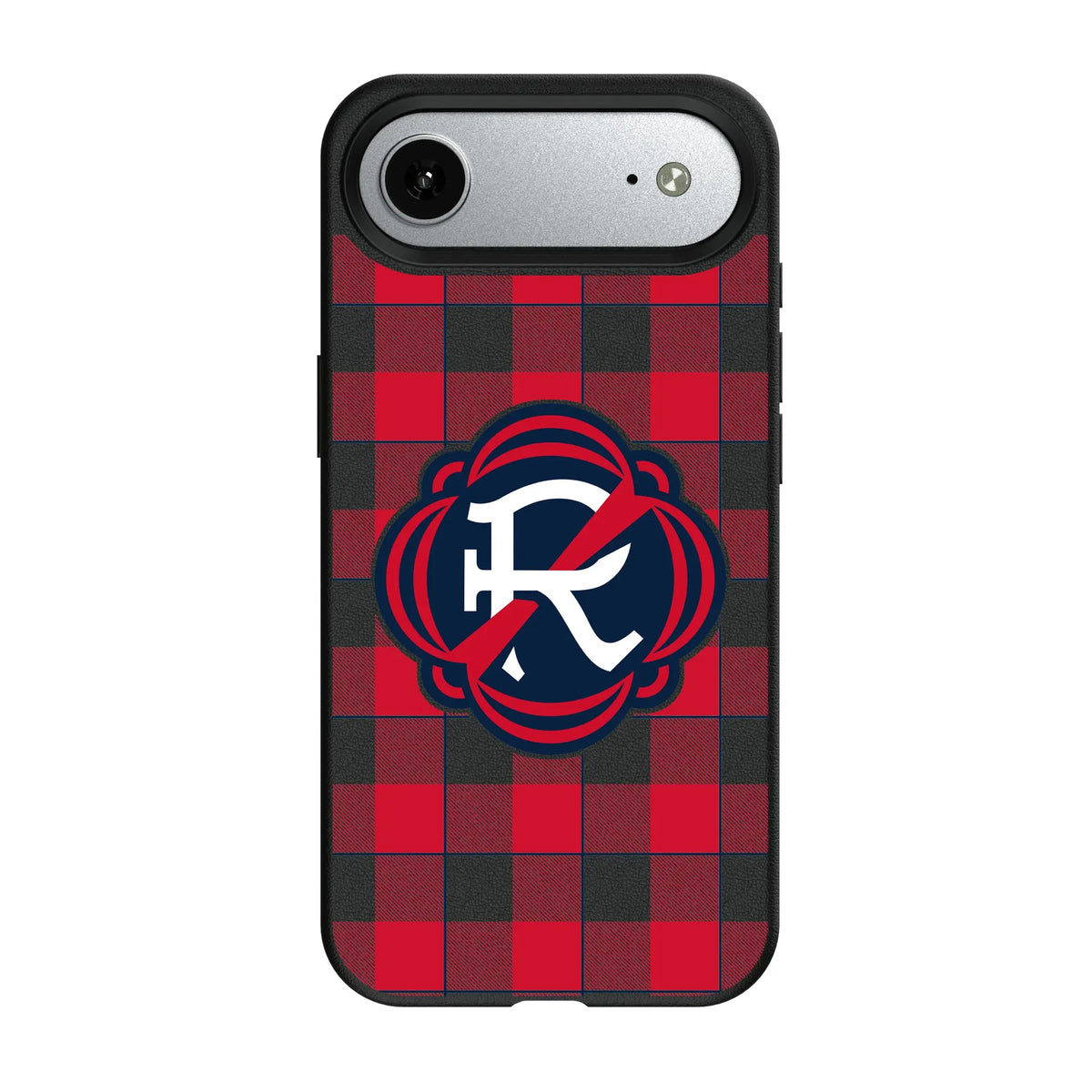 New England Revolution Plaid MagSafe Compatible Phone Case for Apple iPhone