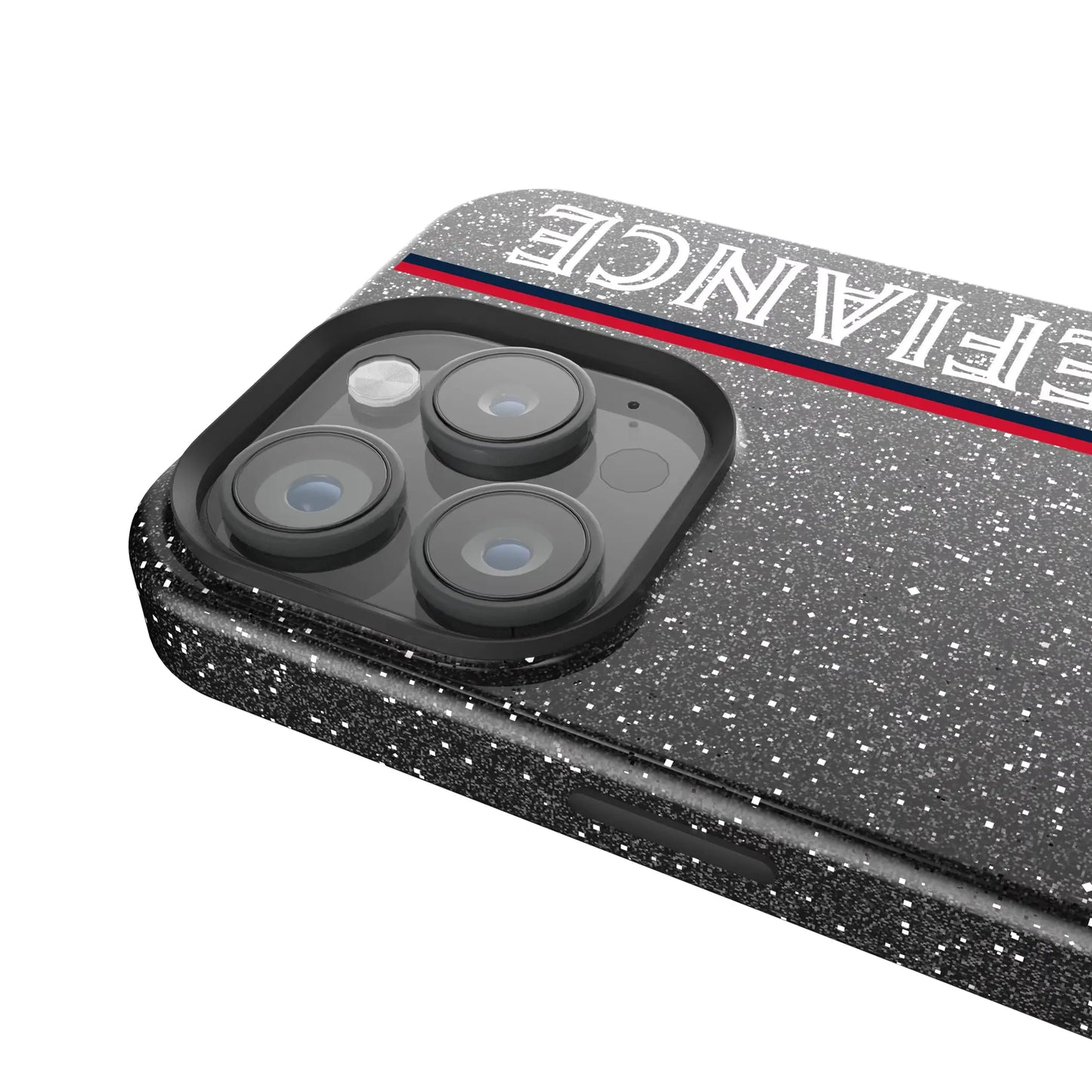 New England Revolution Sidebar Black Bling Phone Case for Apple iPhone
