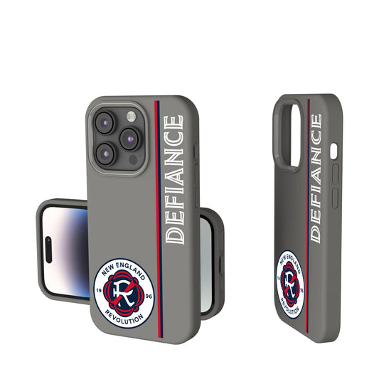 New England Revolution Sidebar Soft Touch Phone Case for Apple iPhone