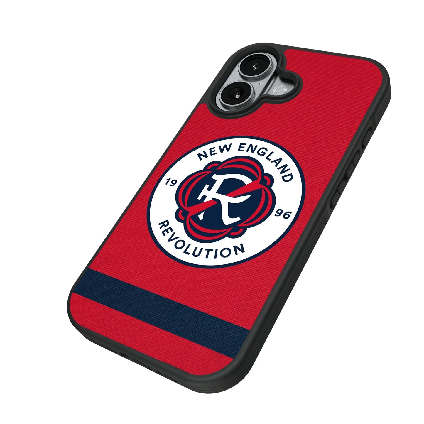 New England Revolution Stripe Bump Phone Case for Apple iPhone