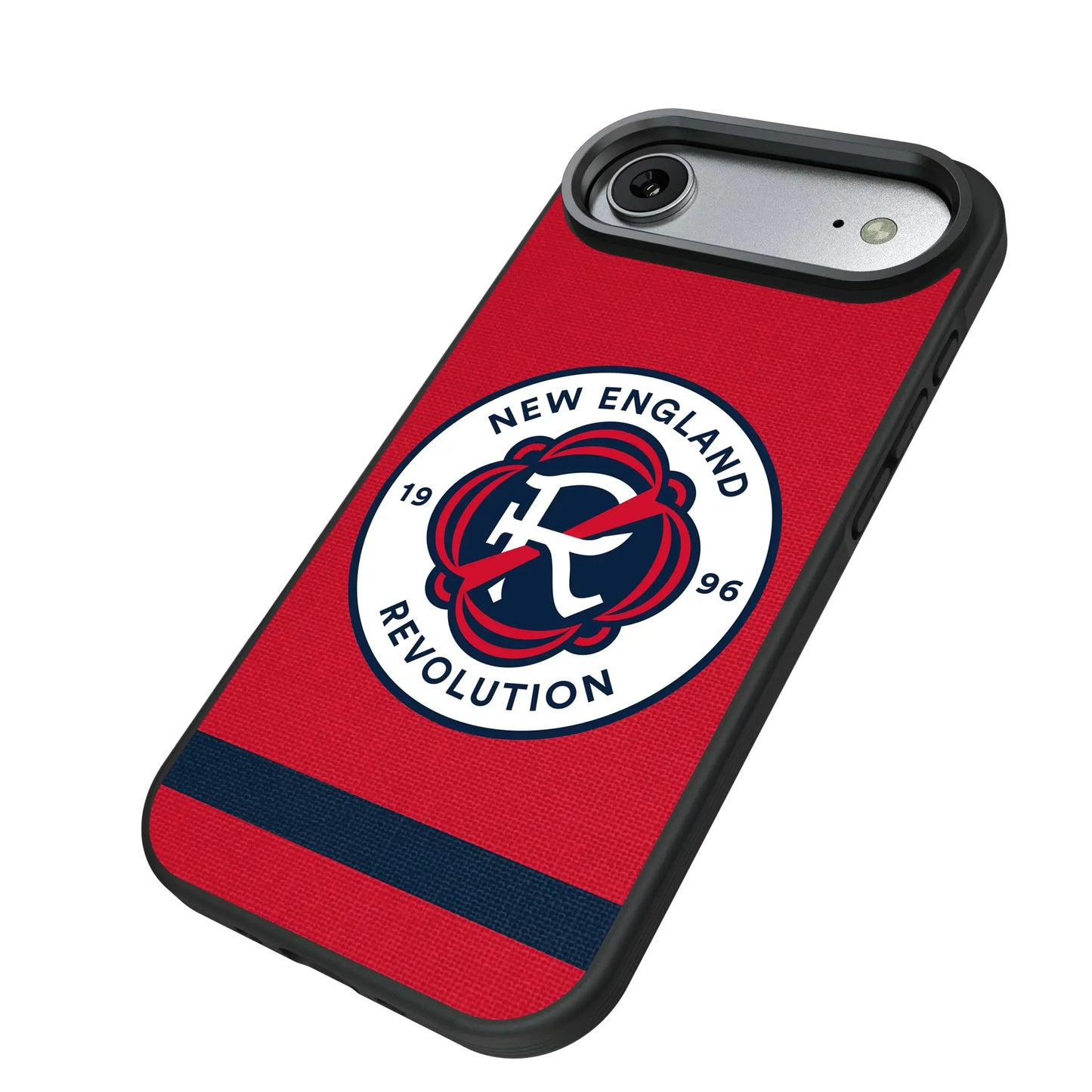 New England Revolution Stripe Bump Phone Case for Apple iPhone