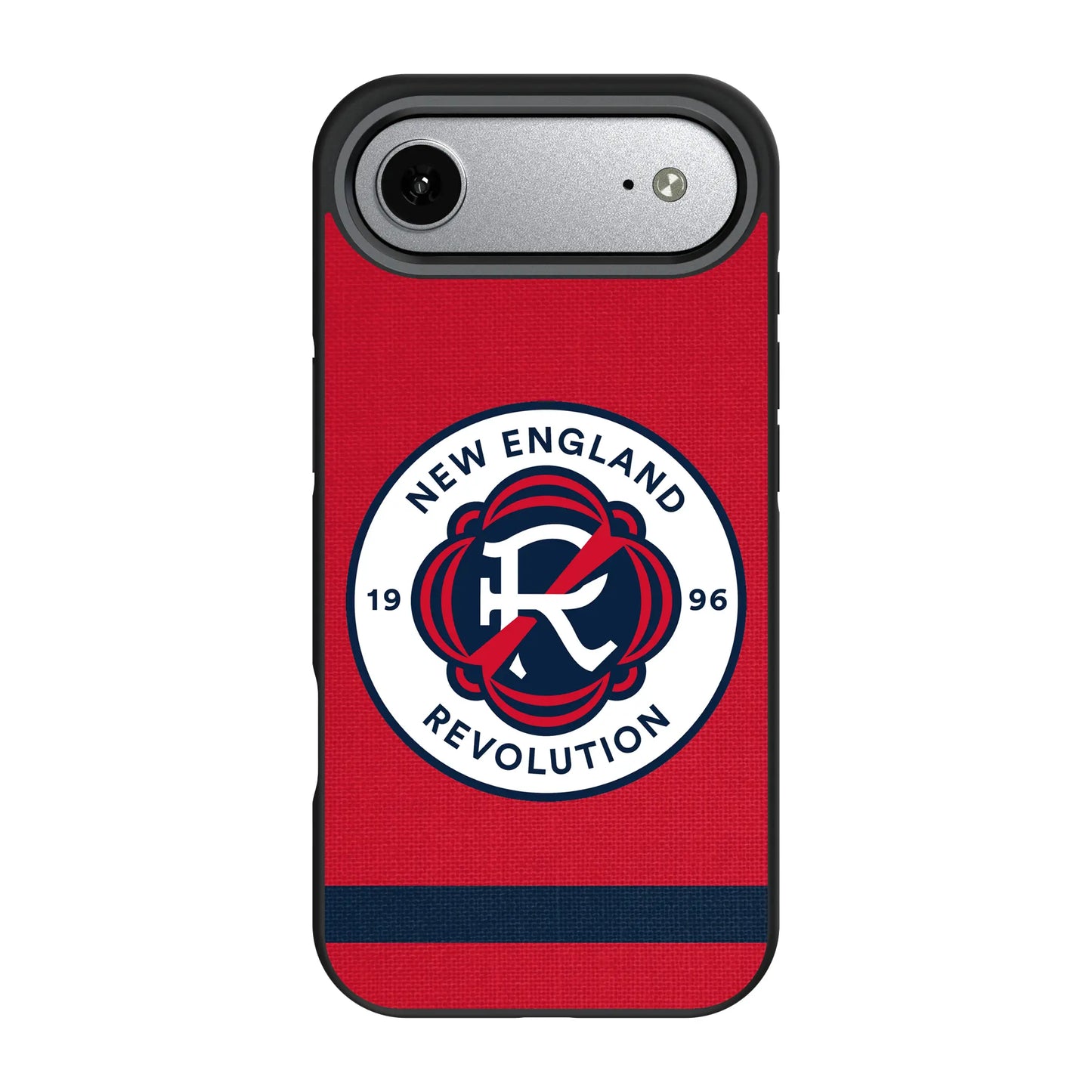 New England Revolution Stripe Bump Phone Case for Apple iPhone