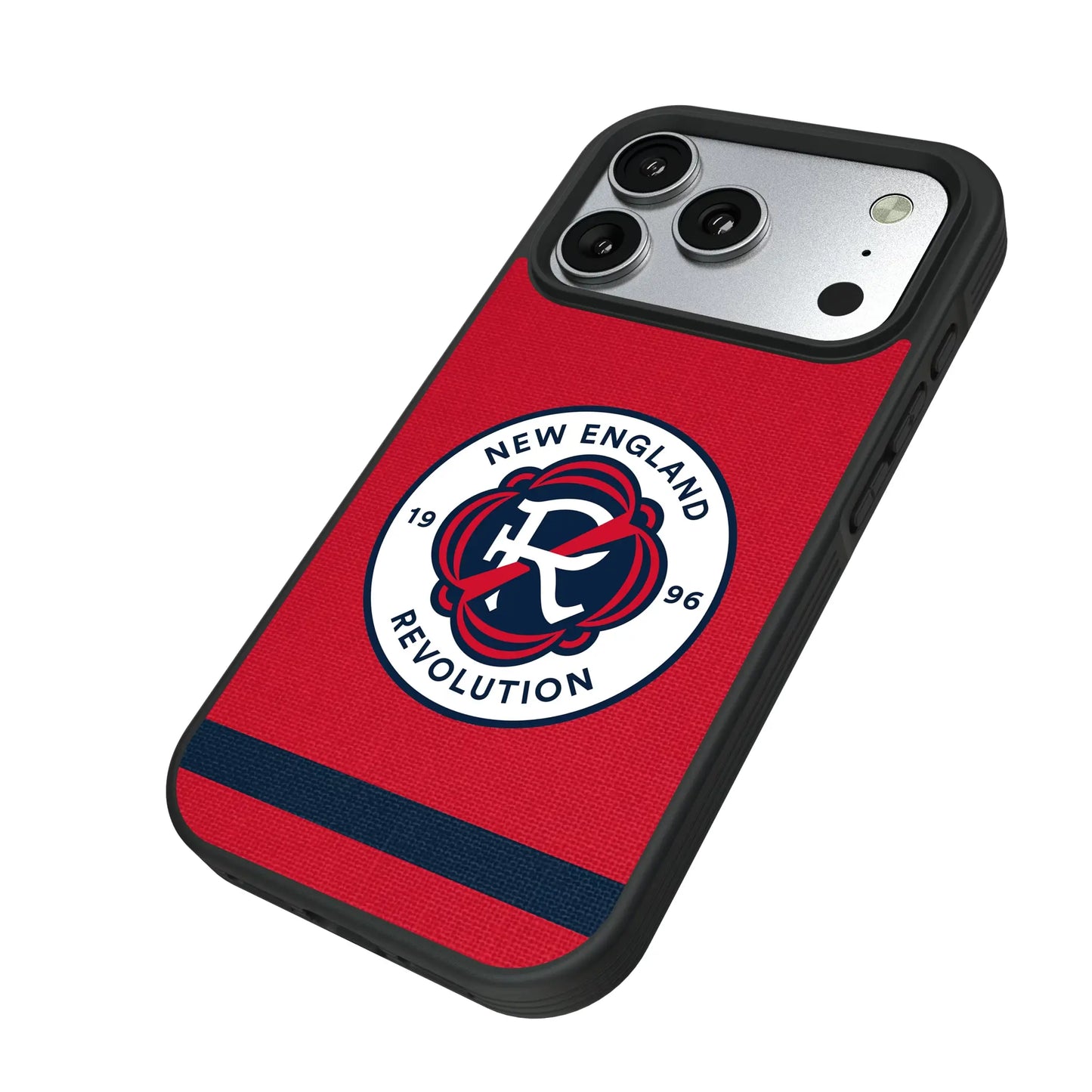 New England Revolution Stripe Bump Phone Case for Apple iPhone
