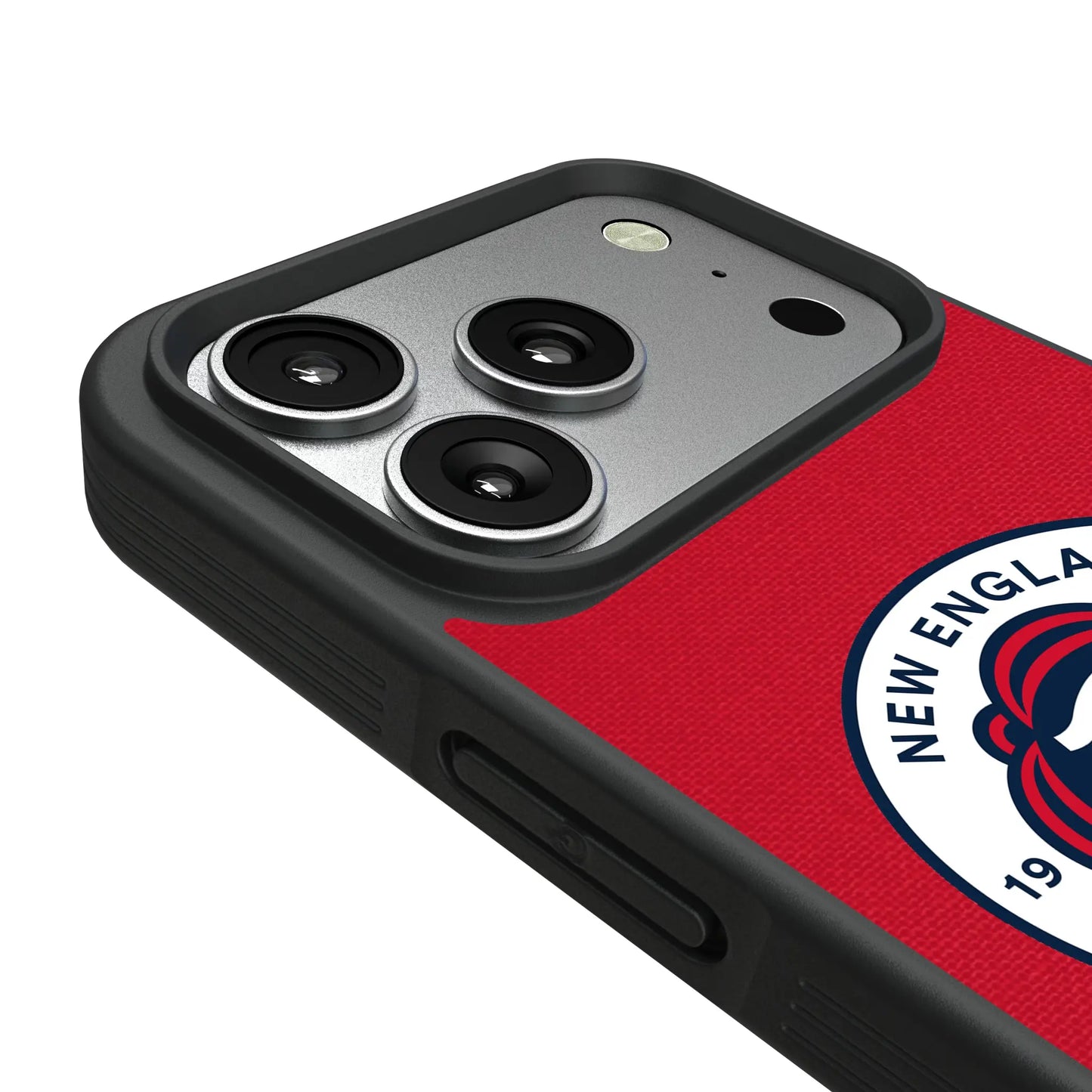 New England Revolution Stripe Bump Phone Case for Apple iPhone