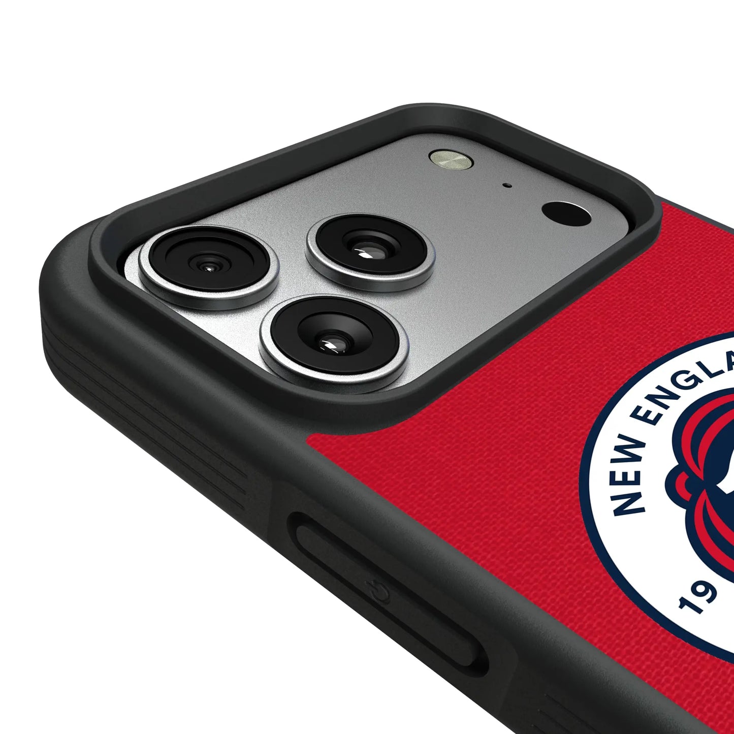 New England Revolution Stripe Bump Phone Case for Apple iPhone