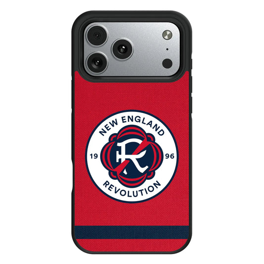 New England Revolution Stripe Bump Phone Case for Apple iPhone