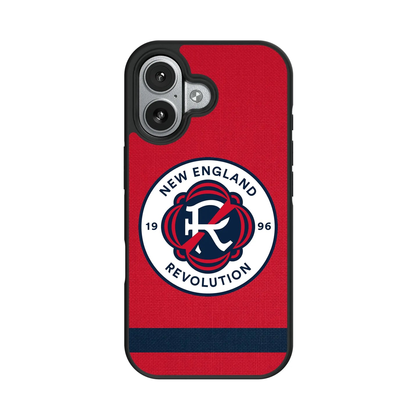 New England Revolution Stripe Bump Phone Case for Apple iPhone