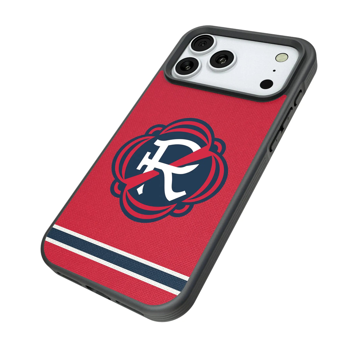 New England Revolution Stripe Bump Phone Case for Apple iPhone