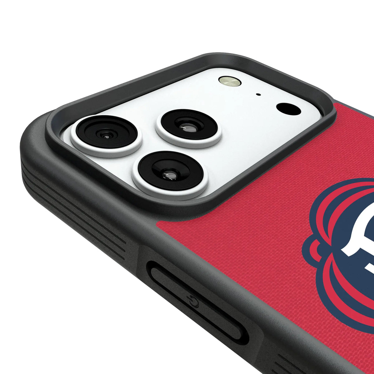 New England Revolution Stripe Bump Phone Case for Apple iPhone