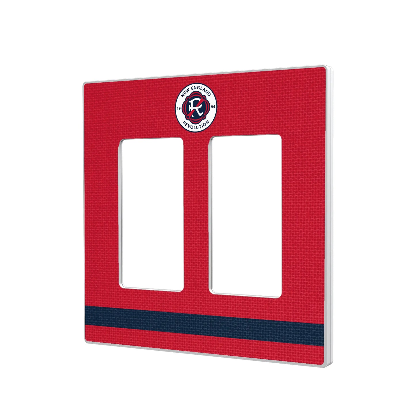 New England Revolution Stripe Hidden-Screw Light Switch Plate