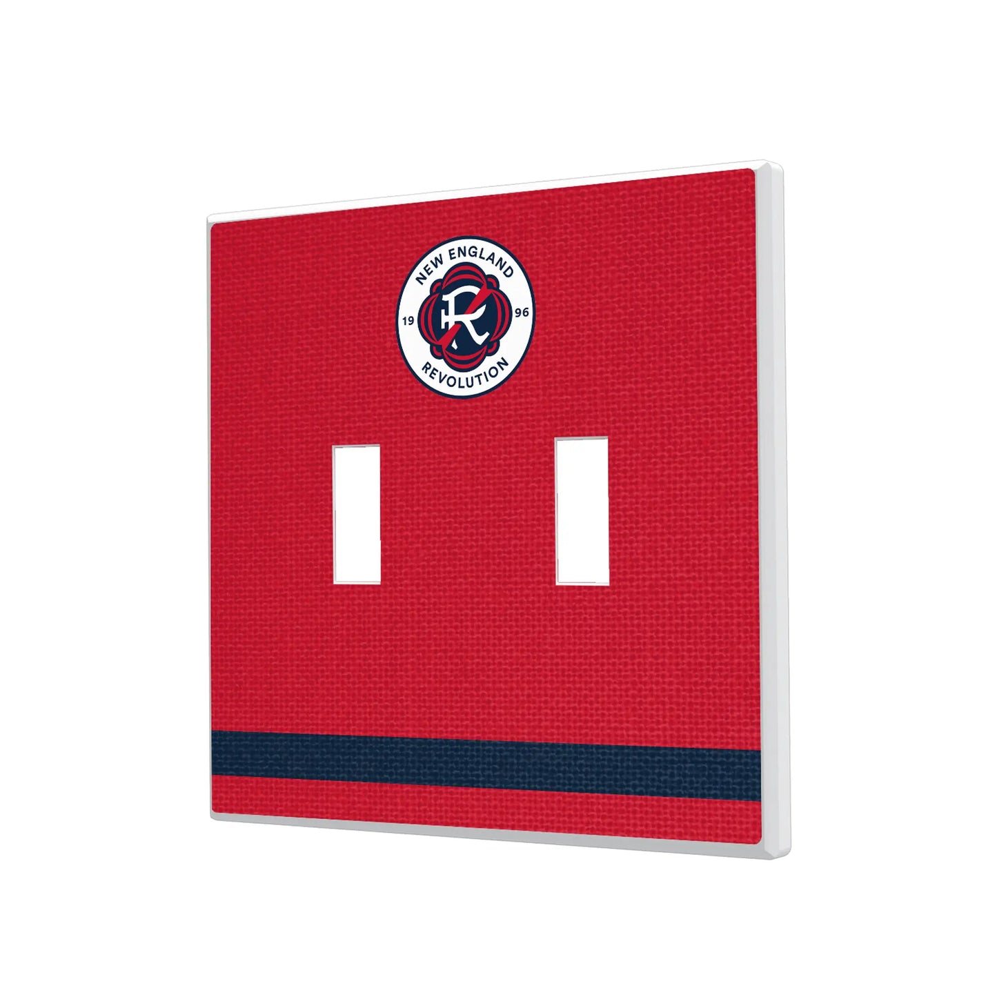 New England Revolution Stripe Hidden-Screw Light Switch Plate