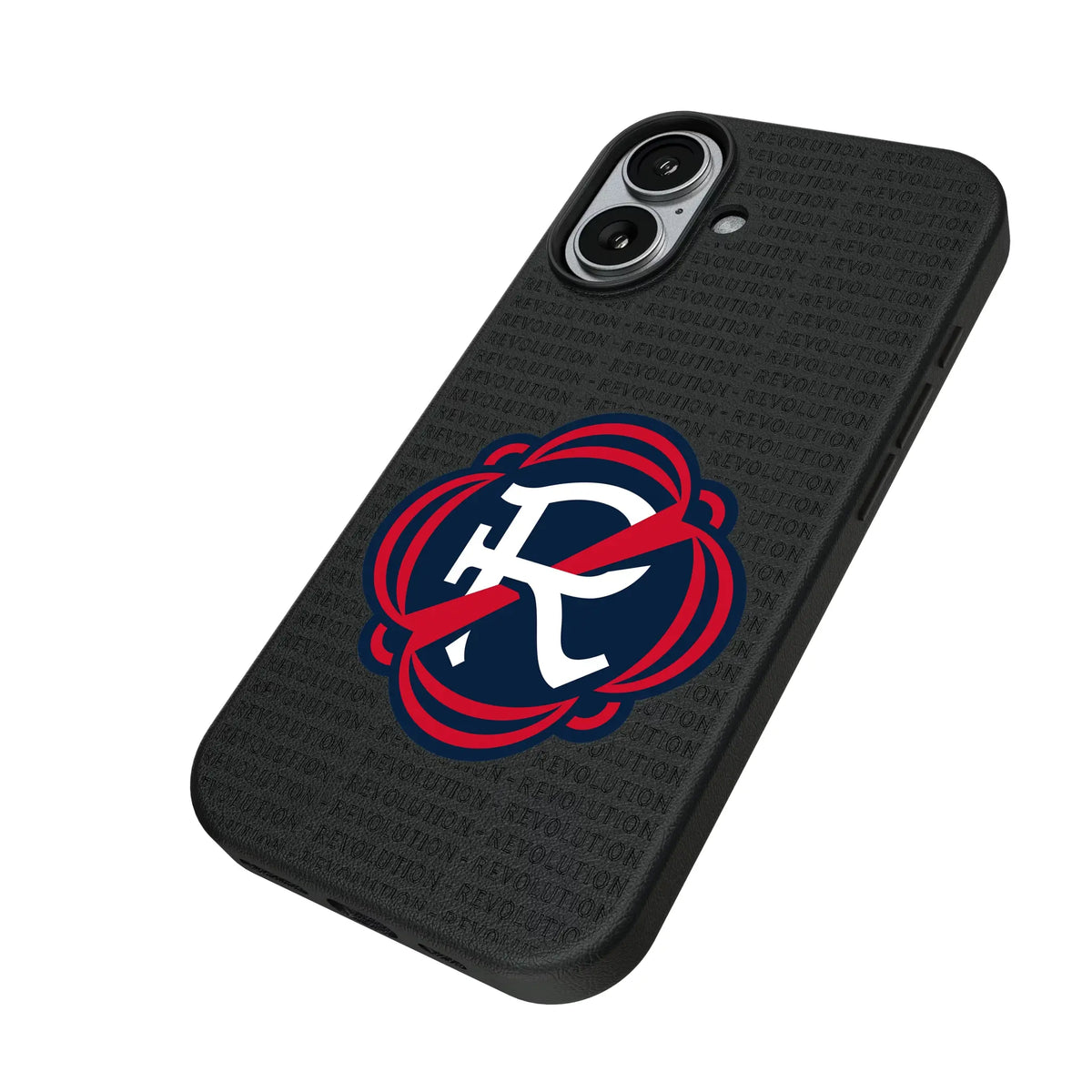 New England Revolution Text Backdrop MagSafe Compatible Phone Case for Apple iPhone