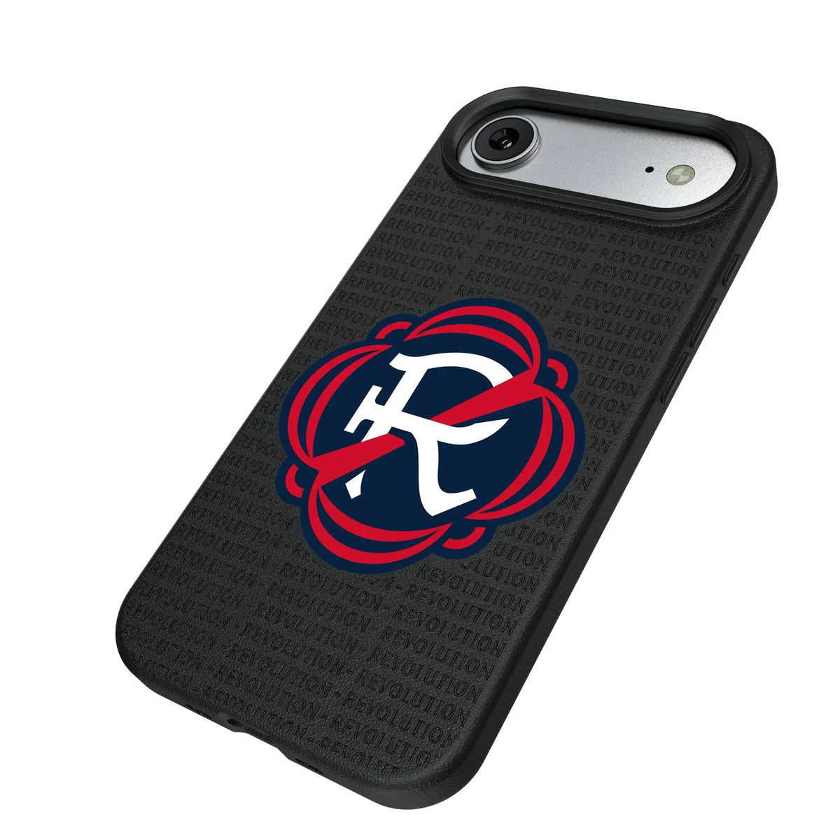 New England Revolution Text Backdrop MagSafe Compatible Phone Case for Apple iPhone