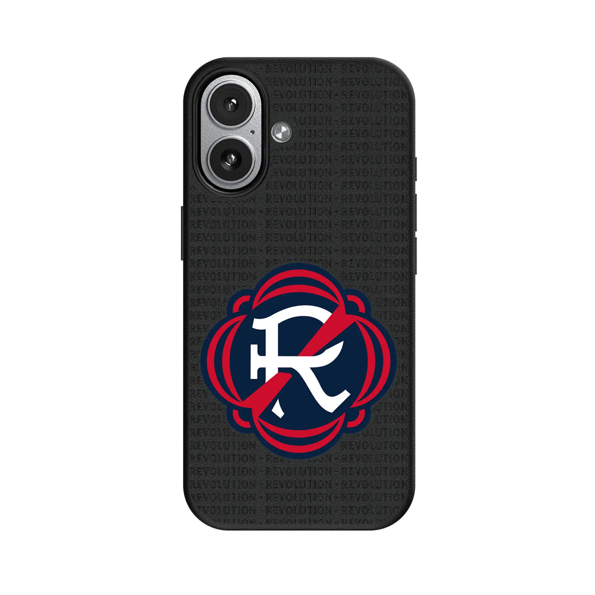 New England Revolution Text Backdrop MagSafe Compatible Phone Case for Apple iPhone