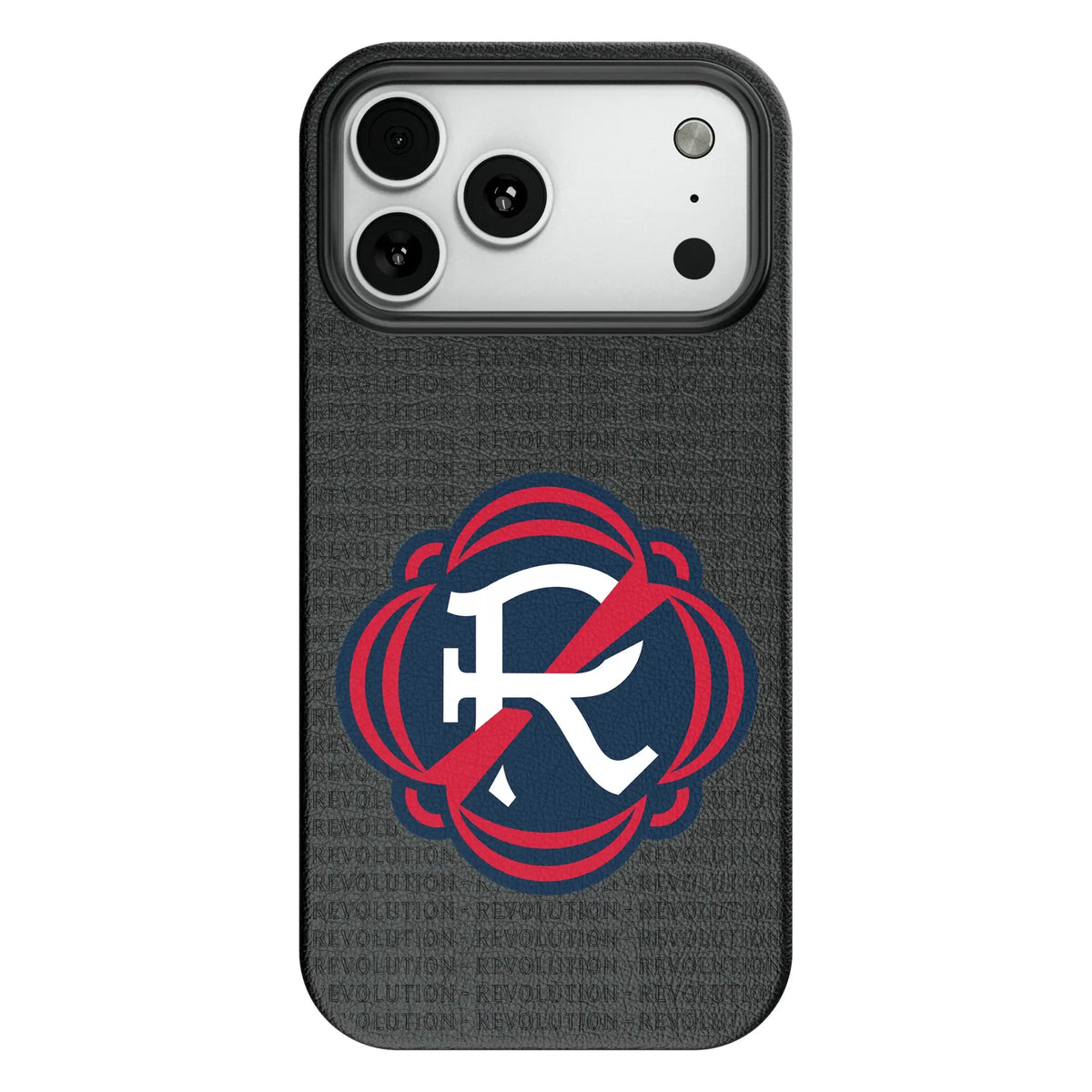 New England Revolution Text Backdrop MagSafe Compatible Phone Case for Apple iPhone