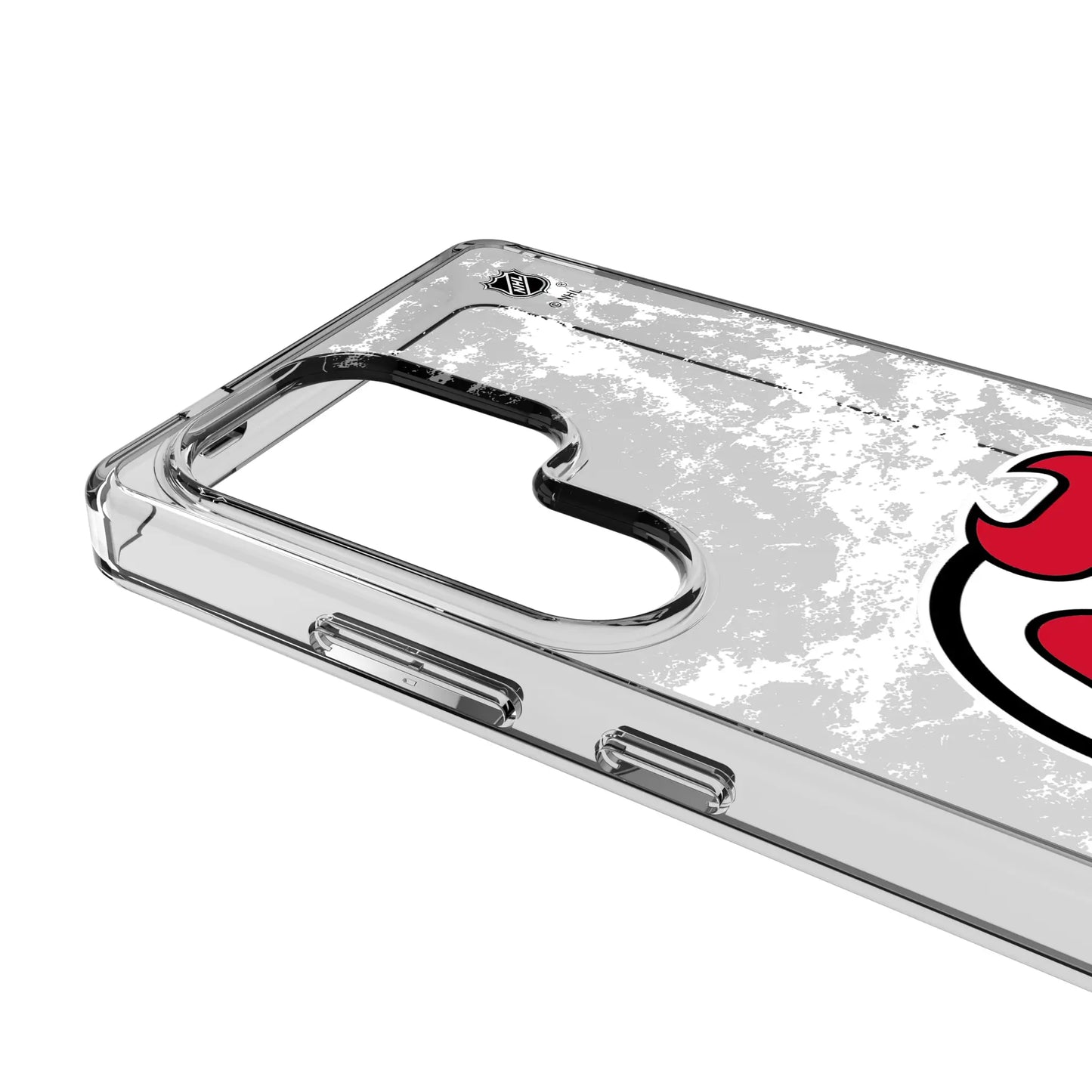 New Jersey Devils Ice Stripe Clear Phone Case for Samsung Galaxy