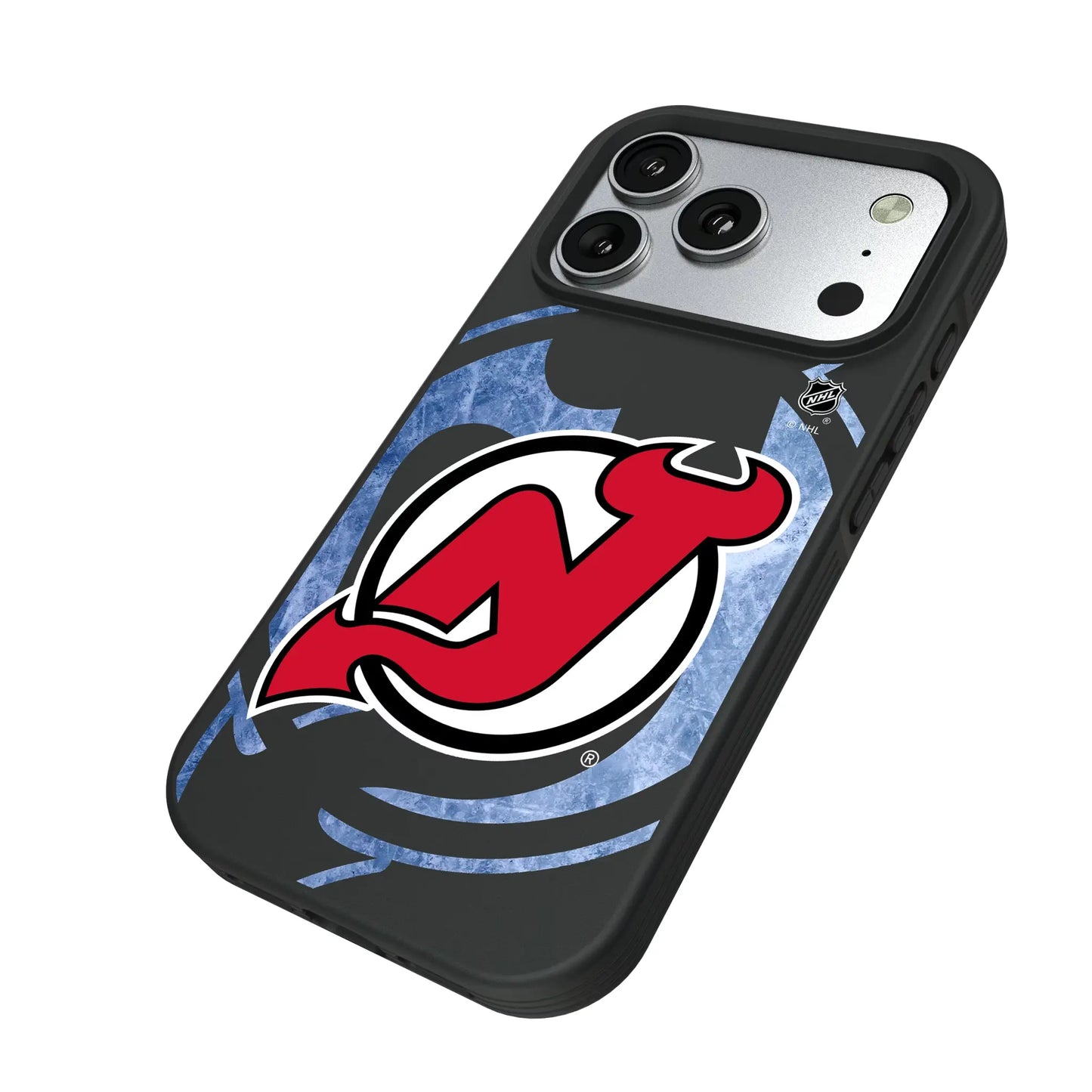 New Jersey Devils Ice Tilt Bump Phone Case for Apple iPhone