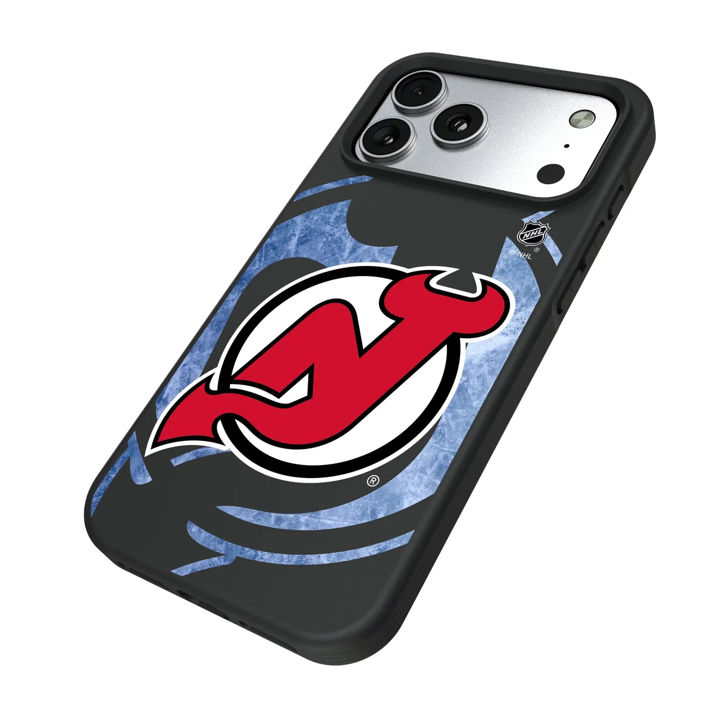 New Jersey Devils Ice Tilt Bump Phone Case for Apple iPhone