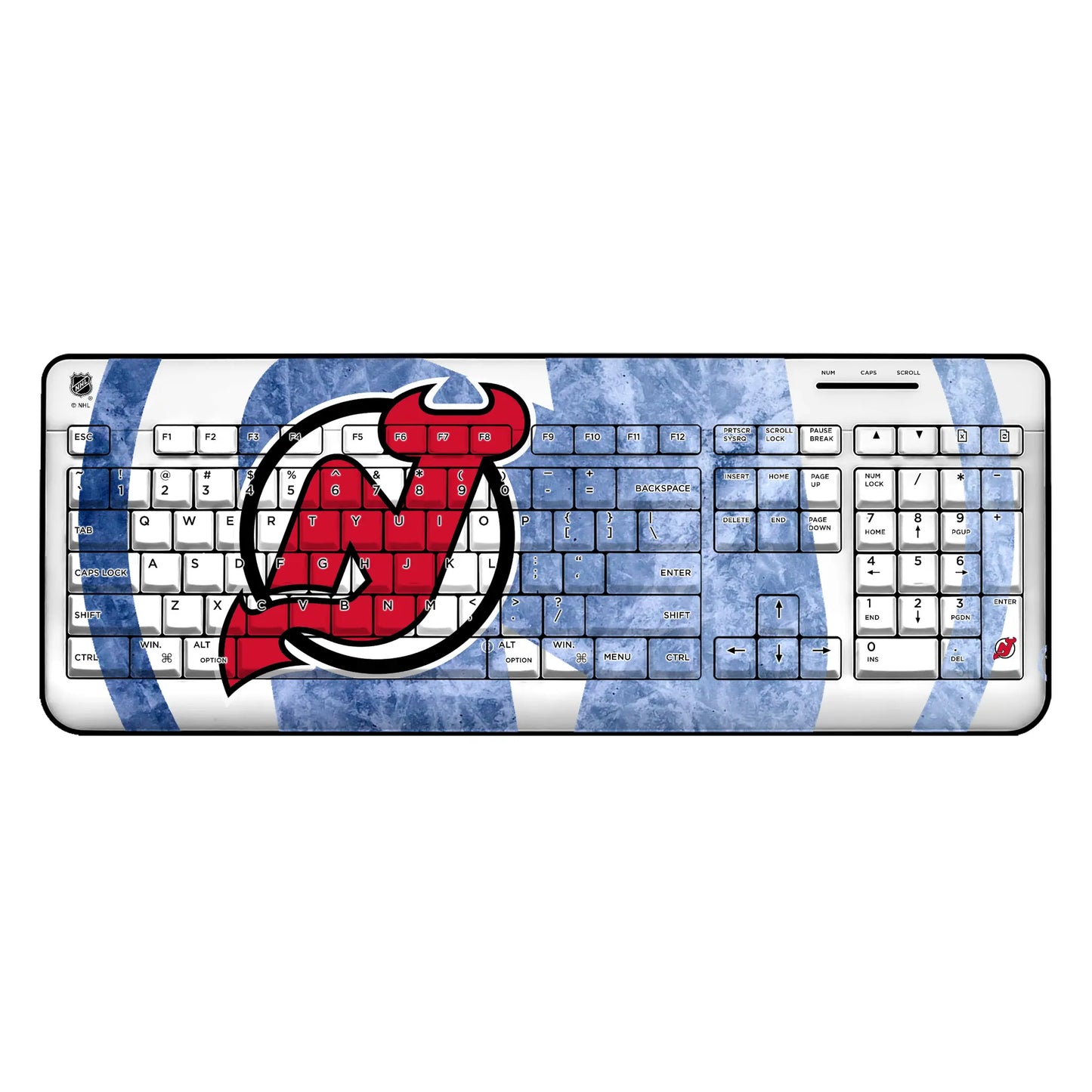 New Jersey Devils Ice Tilt Wireless USB Keyboard