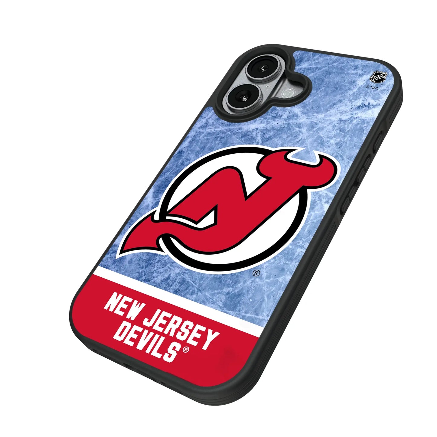 New Jersey Devils Ice Wordmark Bump Phone Case for Apple iPhone