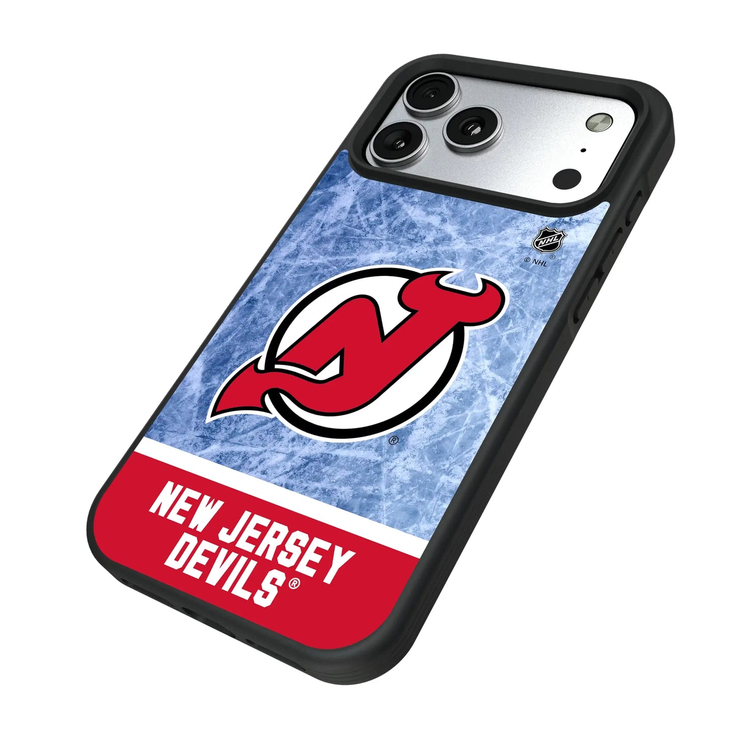 New Jersey Devils Ice Wordmark Bump Phone Case for Apple iPhone