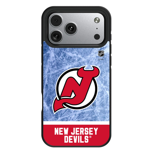 New Jersey Devils Ice Wordmark Bump Phone Case for Apple iPhone