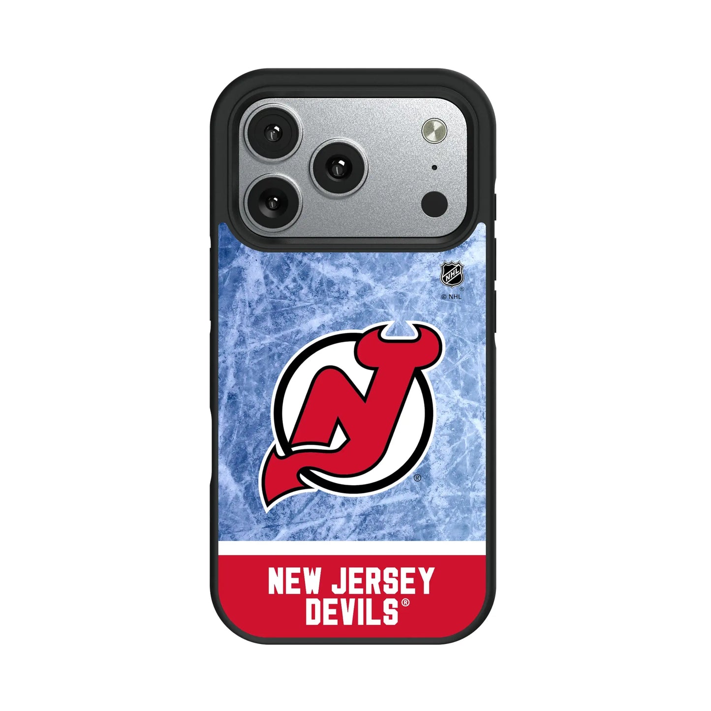 New Jersey Devils Ice Wordmark Bump Phone Case for Apple iPhone